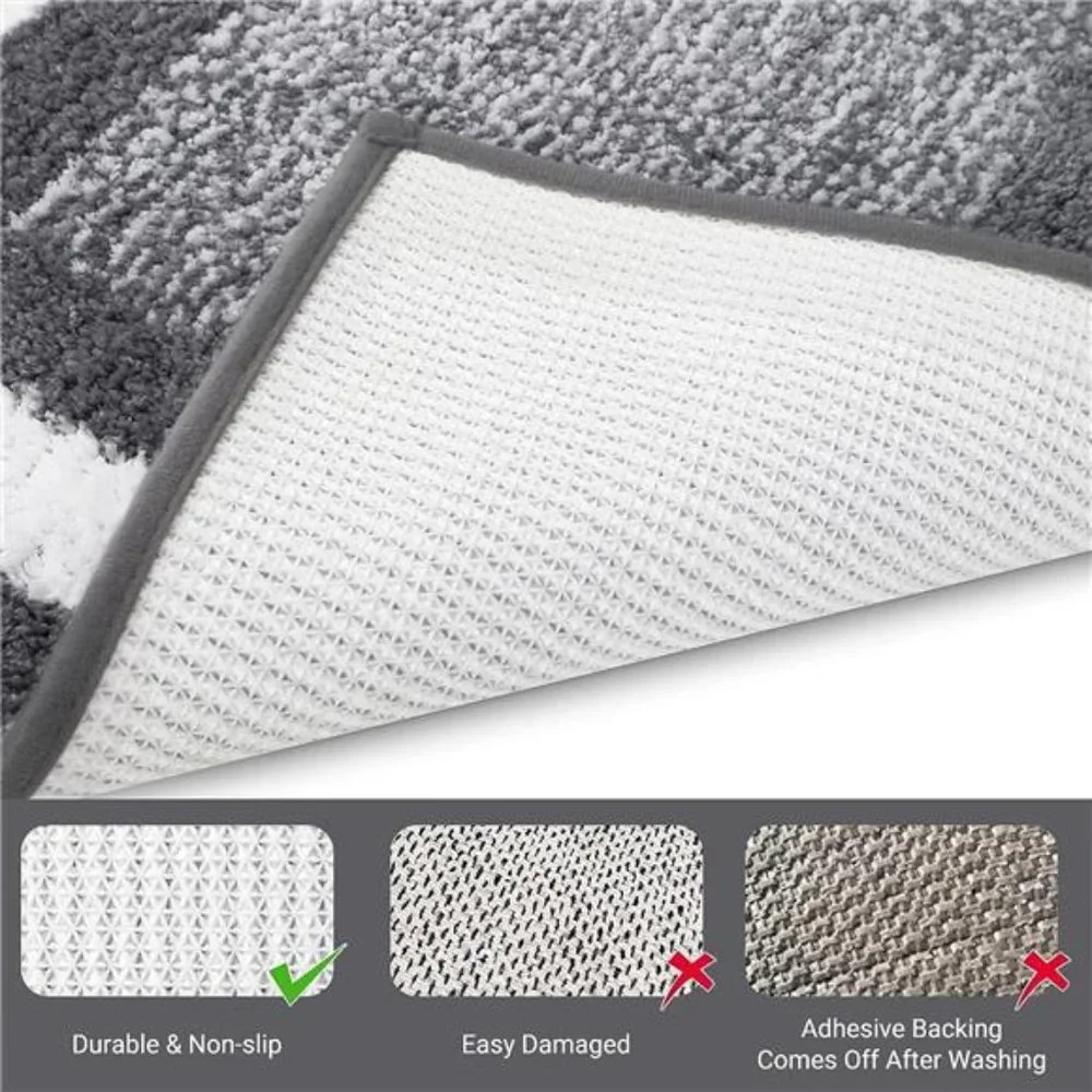 Non-Slip Fluffy Soft Plush Microfiber Bath Rugs 59